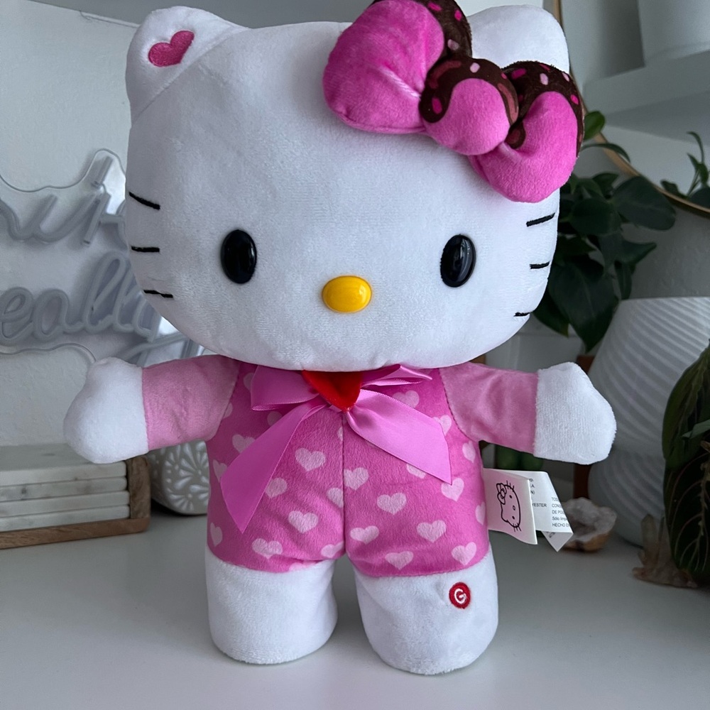 Hello Kitty Pink and White Plush Toy